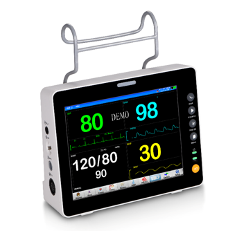 Rugged 8-Inch Portable Patient Monitor | Waterproof & Drop-Resistant Medical Equipment