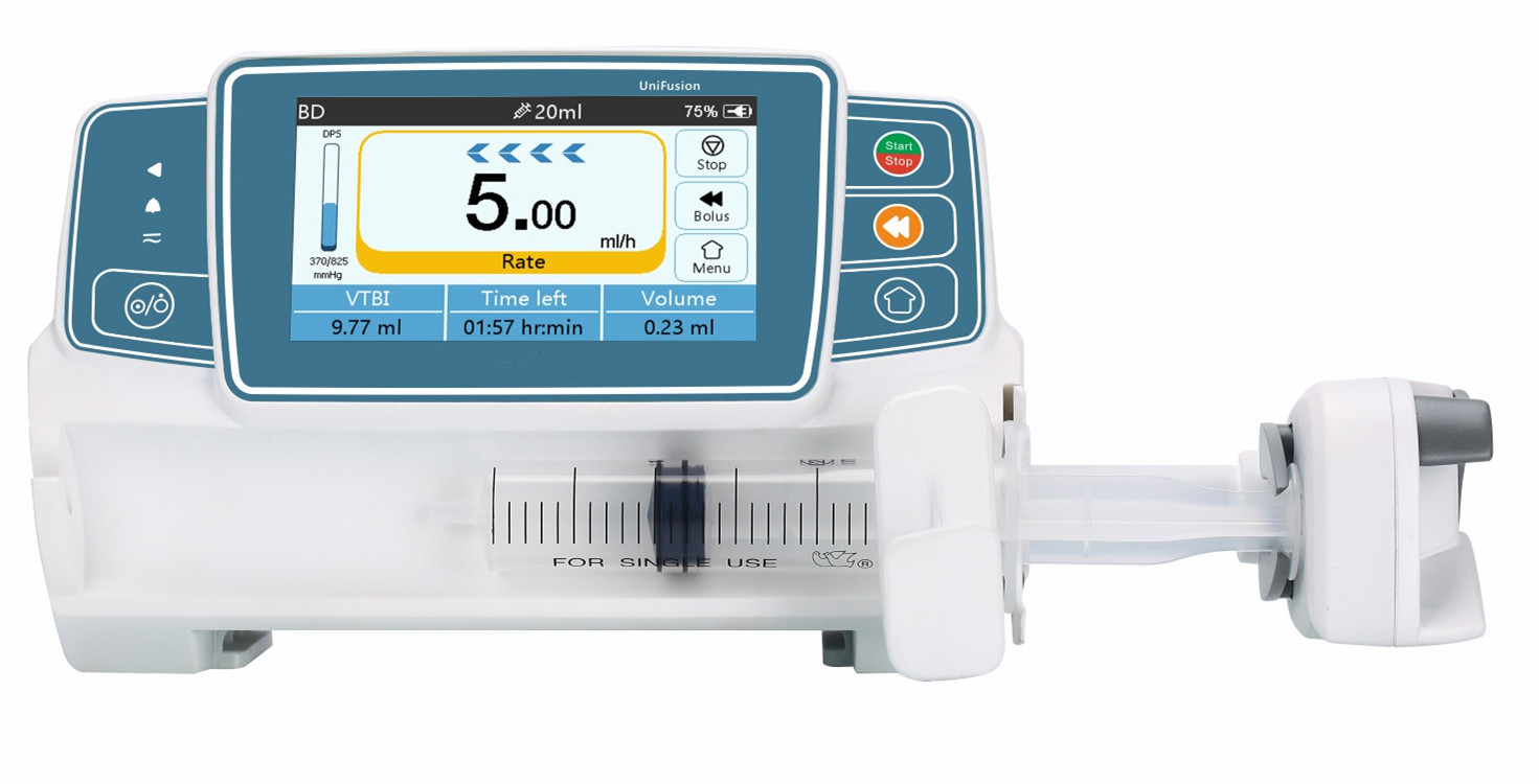 Advanced Smart Syringe Pump: Precision Fluid Delivery with DERS & 4.3" Touch Screen