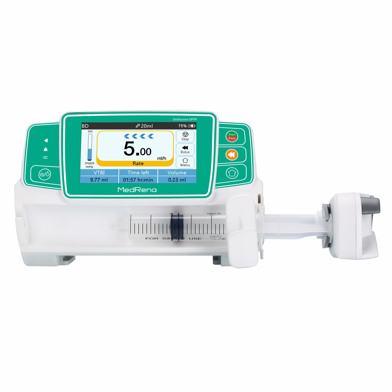 Advanced Smart Syringe Pump: Precision Fluid Delivery with 4.3" Touch Screen & DERS