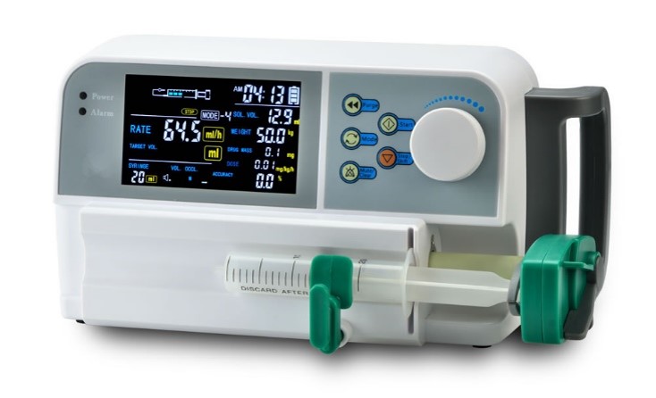 Advanced Smart Syringe Pump: Linux-Based Precision Fluid Delivery with Remote Control & 4.3" Color Display