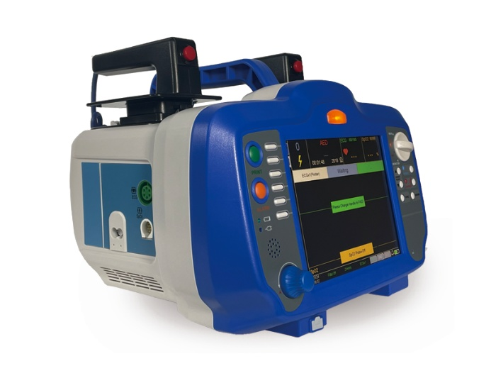 Advanced Multi Parameter Defibrillator with 8-inch Display & EtCO2/Pacer