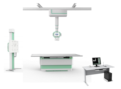 80KW Ceiling Mounted DR System