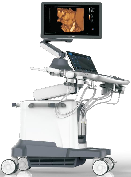 21.5 inch Trolley Color Ultrasound
