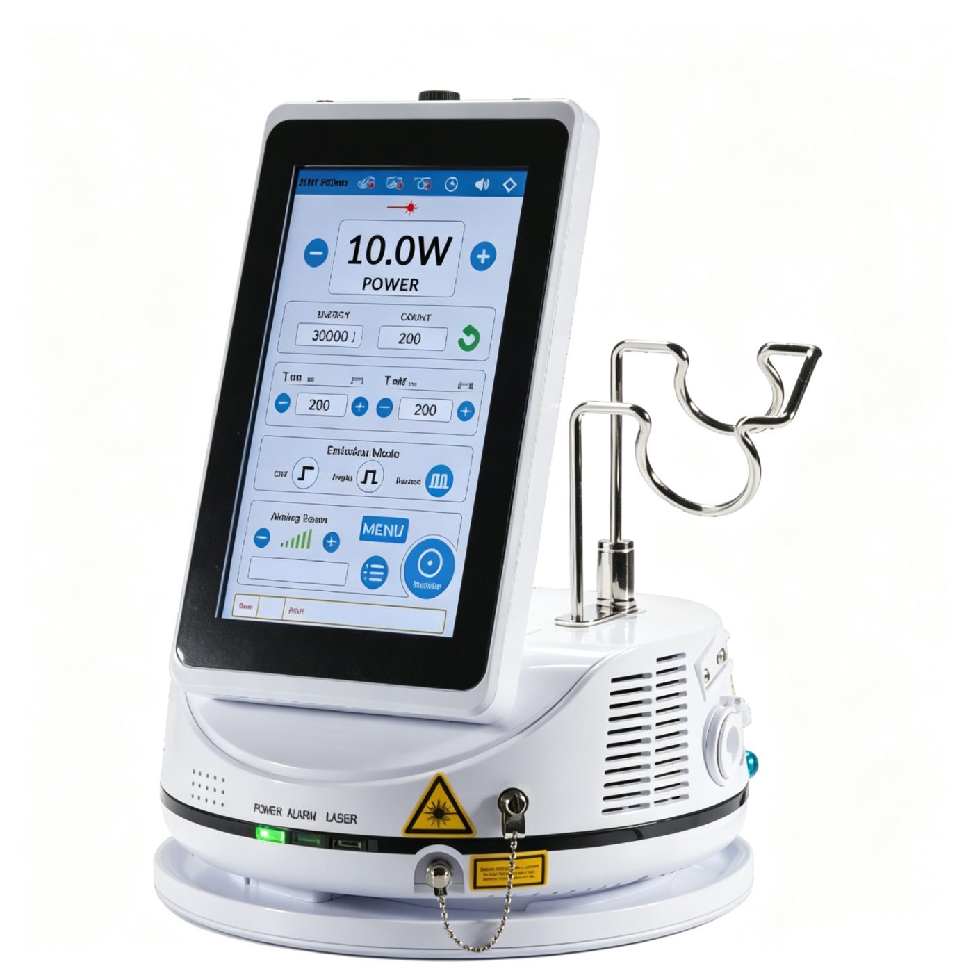 Veterinary laser therapy instrument for animal rehabilitation applications