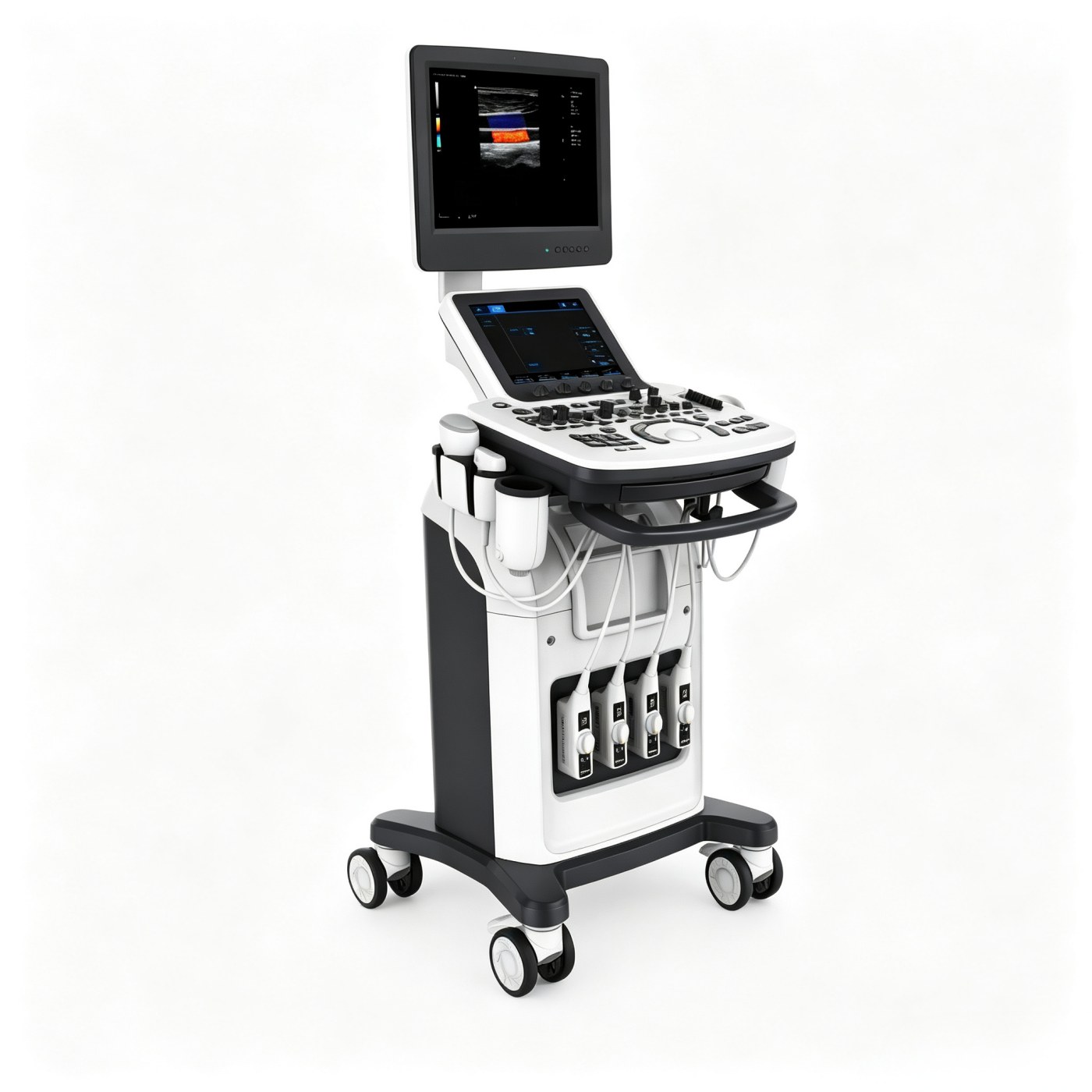 Veterinary Vehicle Color Doppler Ultrasound System | Mobile Animal Diagnostic Equipment